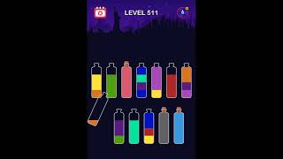 Level 511 - Water Sort Puzzle Game - Guru Puzzle Game - Color Sort