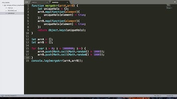 Merge Arrays Without Duplicates