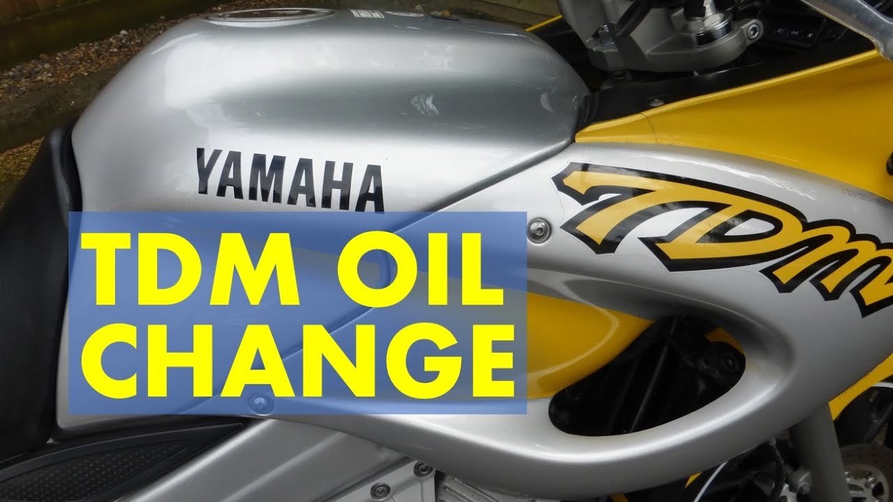 Yamaha TDM 850 4TX Oil Change - YouTube