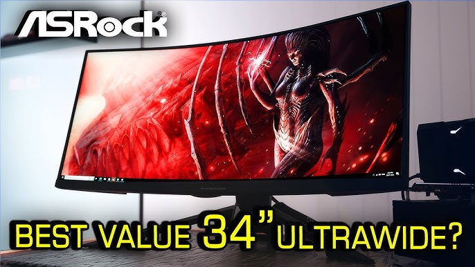 Monitor Gamer Curvo Led 34' 165hz Displayport Ultrawide