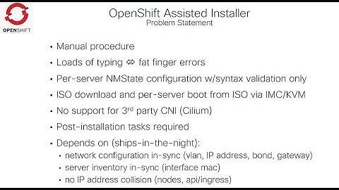 OpenShift Assisted Installer Overview