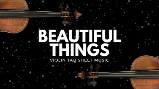 Beautiful Things Violin Tab Tutorial
