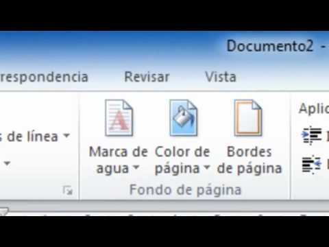 Como Poner Una Marca De Agua En Word Youtube