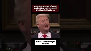 Trump Melted Down After SNL Mocked Him—and Demanded the Show Be Shut Down#trump #snl  #news #usa