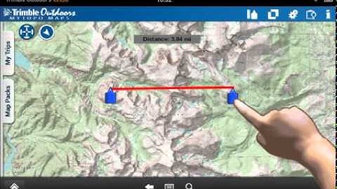 MyTopo Maps for Kindle Fire Tutorial: The Ruler Tool