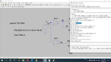 DeadTime Generation In LTspice Circuit