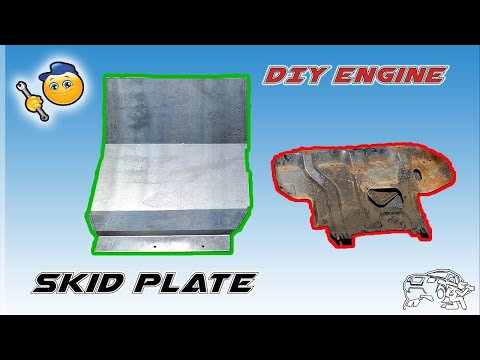 DIY Engine Skid Plate Nissan Xterra:  3/16 Metal Plate