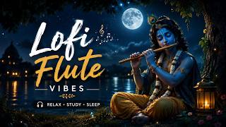 Krishna Lofi Flute 🎶 Calm Mind & Deep Focus