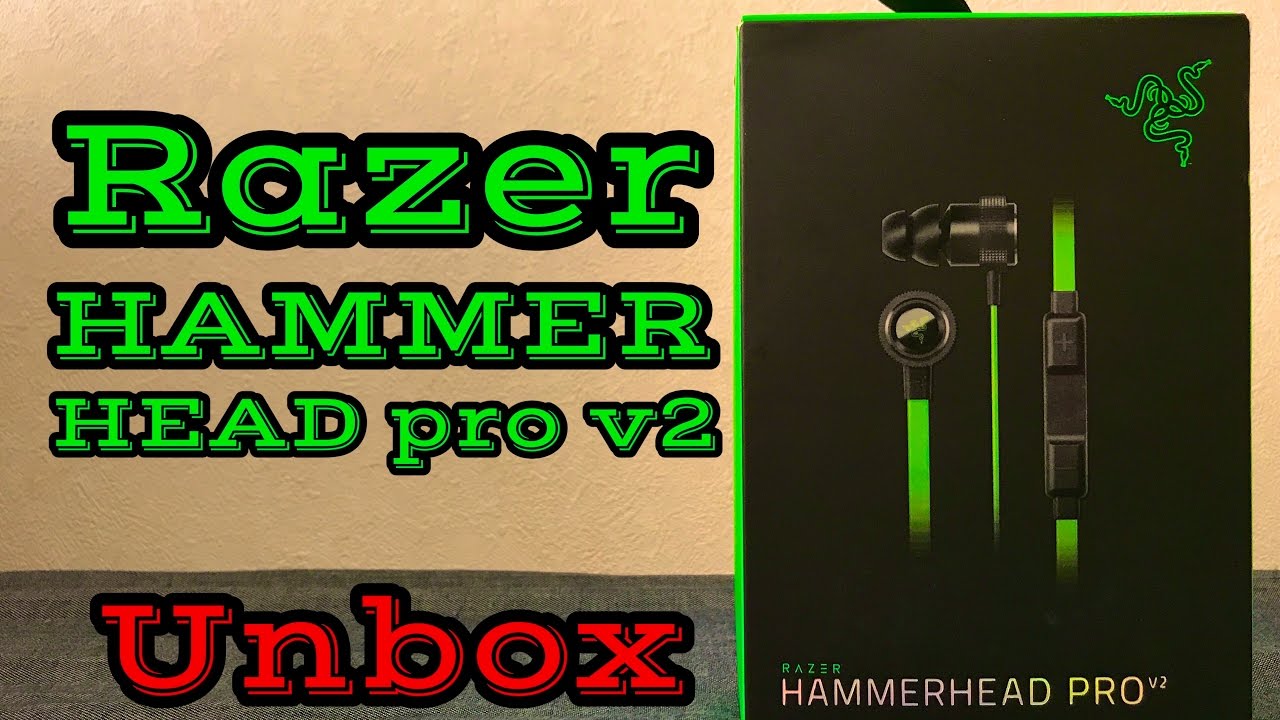 Razer Hammerhead Pro V2 を開封 簡易レビュー Youtube