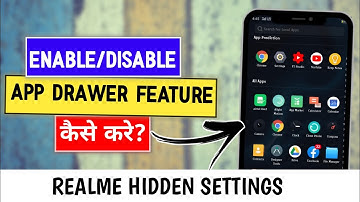 How to enable/disable app drawer feature on any Realme | tech buzz