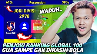 AMPUN KETEMU PENJOKI DIVISI JAGO TIKI TAKA GUA GAK DIKASIH BOLA!! RANKING 100 EFOOTBALL 2023 MOBILE