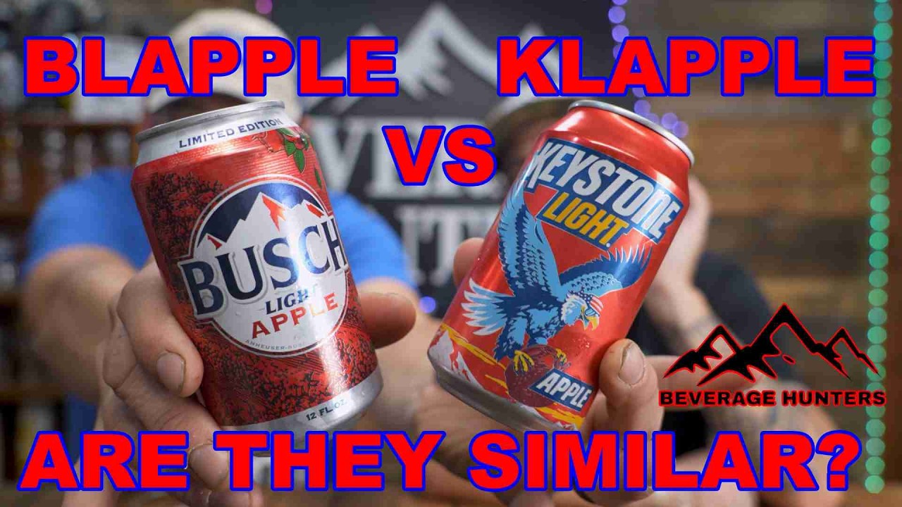 Busch Light Apple versus Keystone Light Apple - YouTube