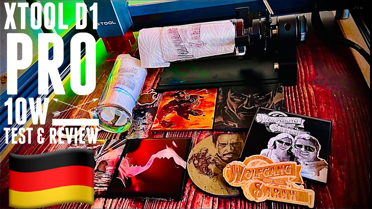 🇩🇪 xTool D1 Pro 10W Laser Test & Review - YouTube
