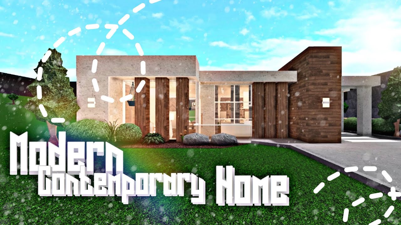  ROBLOX  Bloxburg  NO GAMEPASS Modern  Contemporary Home 