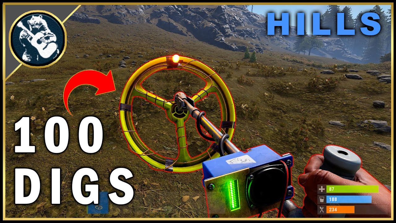 Rust Metal Detector Loot - Hills (2026) - YouTube