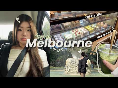 Melbourne diaries 📍☕️ | cafes, night walks, exploring the city!!