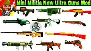 Mini Militia Ultra Guns Mod | PubG Guns New Skin Mods | Neeraj Mods screenshot 4