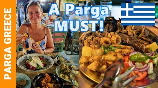 PARGA, GREECE - Best Traditional Greek Food in Parga - Taverna Andreas - Greek Restaurant