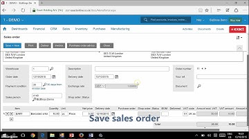 Picking Process Exact Online barcode scanner BizBloqs