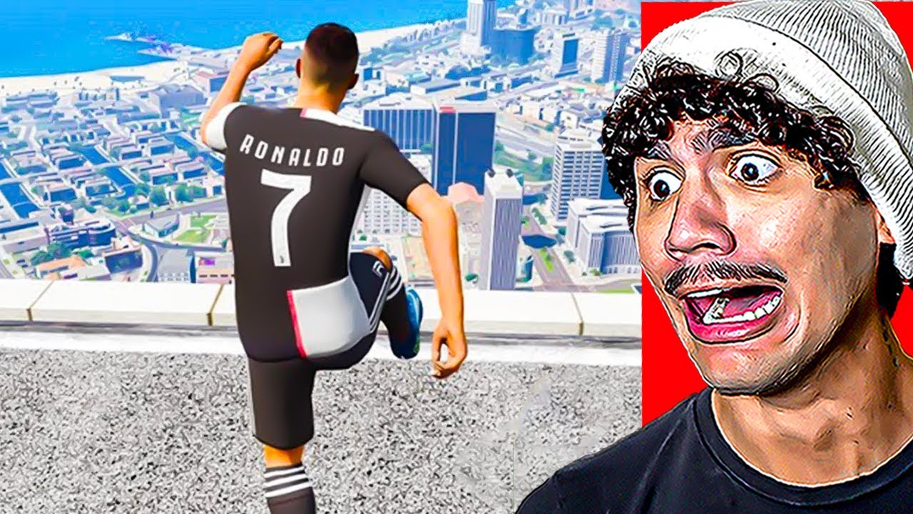 Reagindo ao CRISTIANO RONALDO no GTA 5