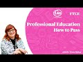 How to pass the ftce professional education exam