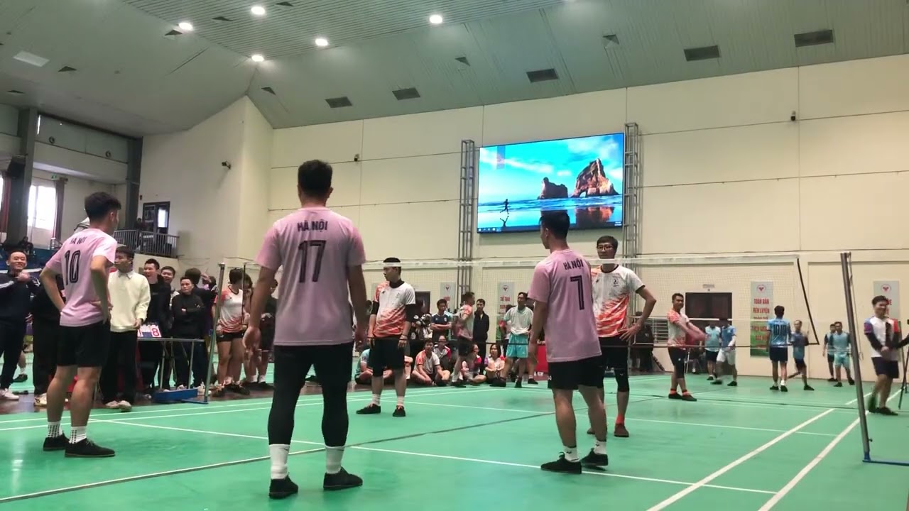Đá cầu 3 nam: Hà Nội - Clb Hoàng Diệu, giải Cầu Giấy 2025