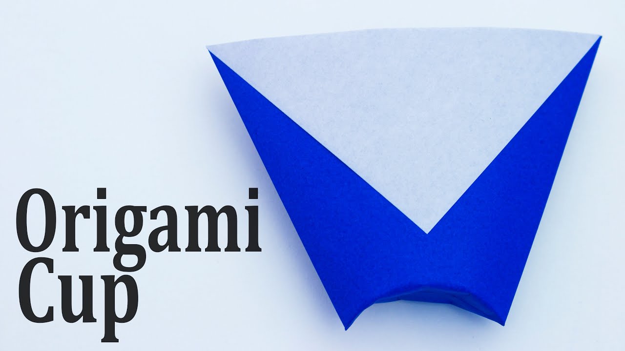 Origami Drinking Cup