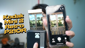 Kodak Mini 2 Retro P210R hướng dẫn kết nối và in ảnh
