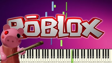ROBLOX - Piggy Menu Theme - BEGINNER PIANO TUTORIAL