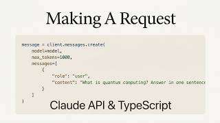 01  Making a request - Building with the Claude API