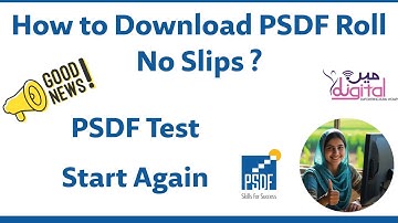 How to Download PSDF roll no Slip #jobapply #psdfrollnoslip