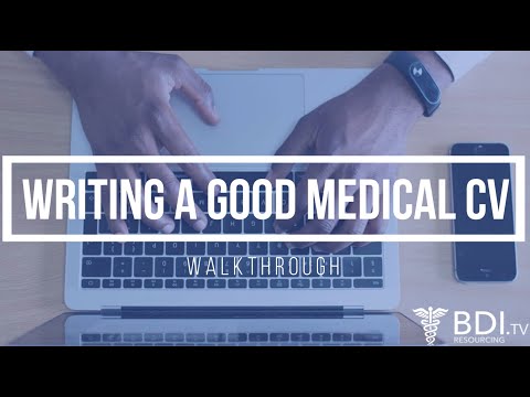 How to write an EXCELLENT medical CV for NHS Jobs!! | BDI Resourcing