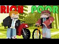 Monster School : RICH VS POOR STUDENT - Minecraft Animation