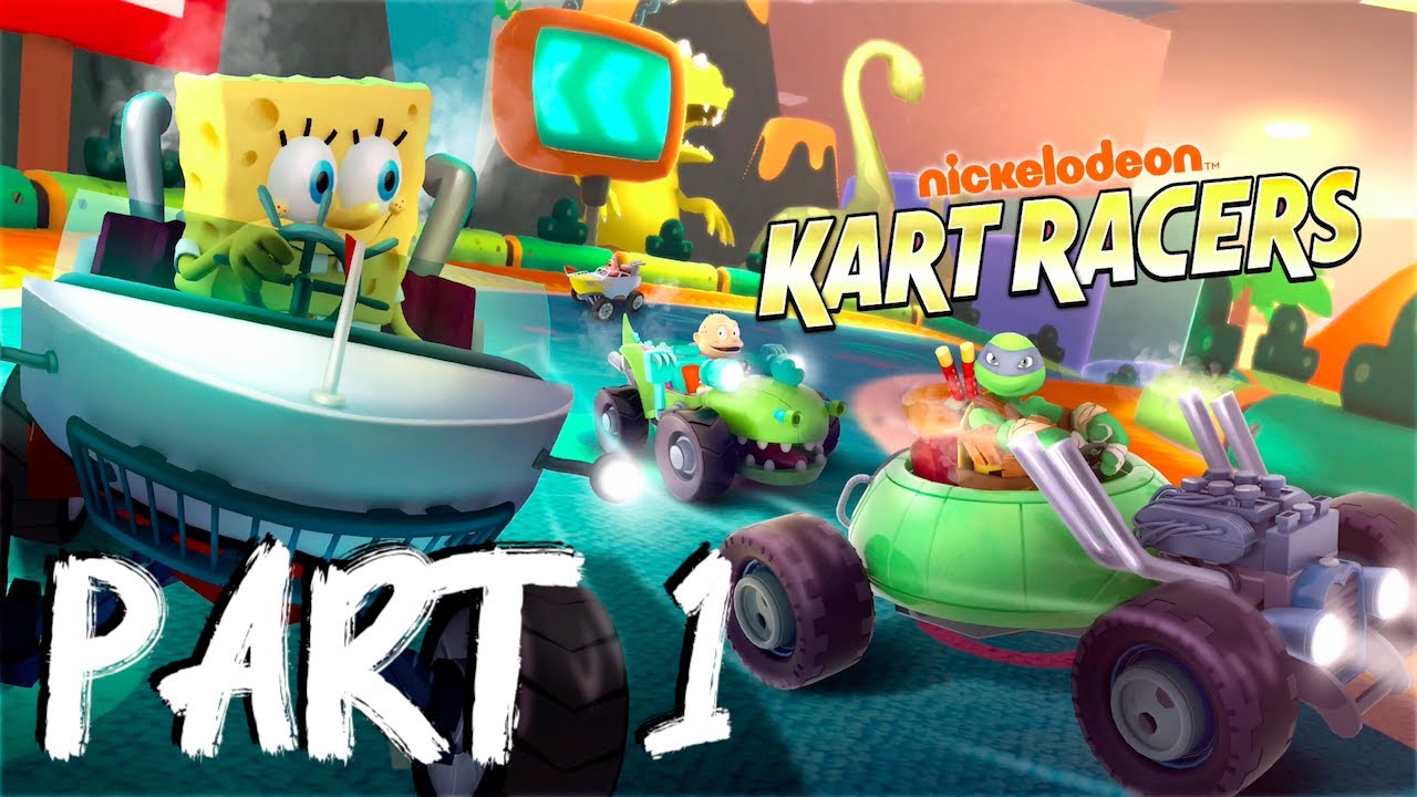 Nickelodeon Kart Racers PART 1 Gameplay Walkthrough - PS4 (Remote Play) / Android / iOS