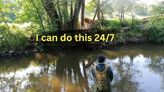 Up stream nymphing for Brown Trout recap in the tranquility of nature on my local small stream by The Creative Angler 537 views 6 months ago 3 minutes, 51 seconds