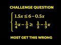 h? 2. Ultimate Algebra Maths Challenge 🧠 | Inequalities Puzzle!