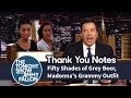 Thank You Notes: Fifty Shades of Grey Beer, Madonna's Grammy Outfit