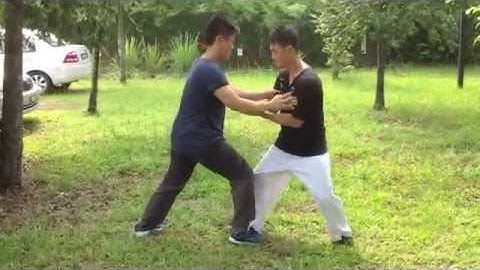taichi secret movements push hands CK vs Ah KoK