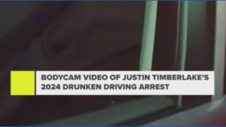 Bodycam video of Justin Timberlake's drunken driving arrest