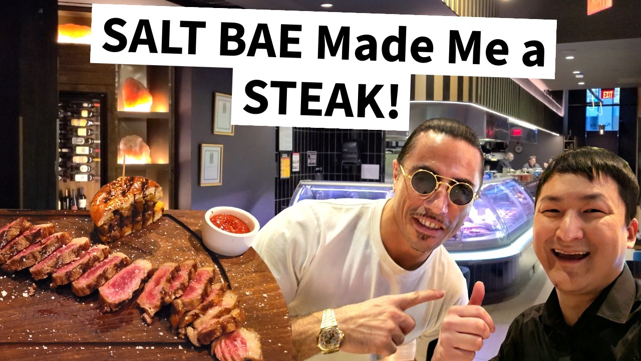 SALT BAE Made Me a STEAK! Was it Worth The Money? Honest Review of Nusr-Et!