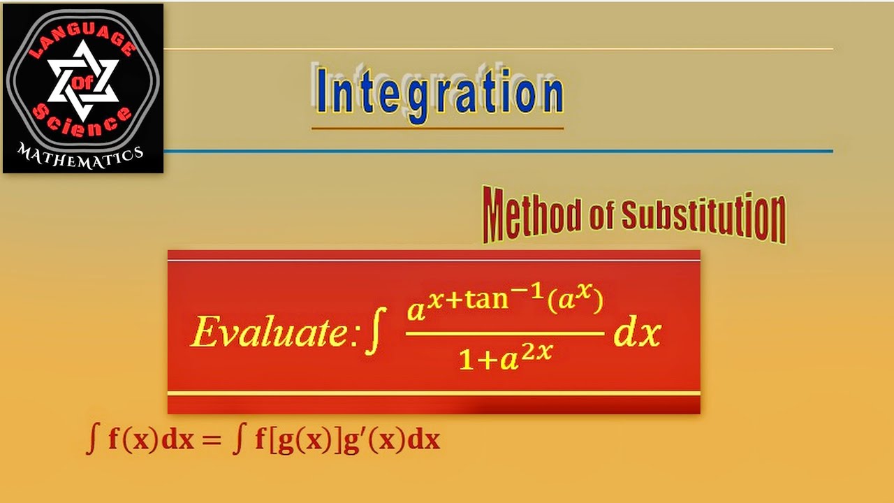 Integration by Substitution|Indefinite Integration|Question#4 ...