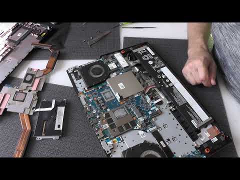 Разбираем и чистим  Lenovo Legion 5.