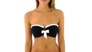 Profile By Gottex Black Tie Bandeau Top Swimoutlet