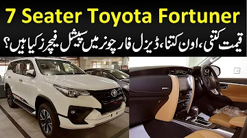 7 Seater Toyota Fortuner - Qimat Kitni, Own Kitna, Diesel Fortuner Mein Special Features Kya Hain?