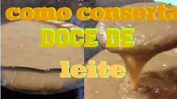 Como derreter uma barra de doce de leite?