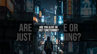 The Art of Resistance: Are You Truly Living? 🌑🌿#DigitalMinimalism #ModernSolitude