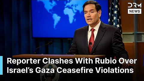Reporter Presses Marco Rubio Over Israel’s Gaza Ceasefire Violations, Refuses to Condemn | AC1G
