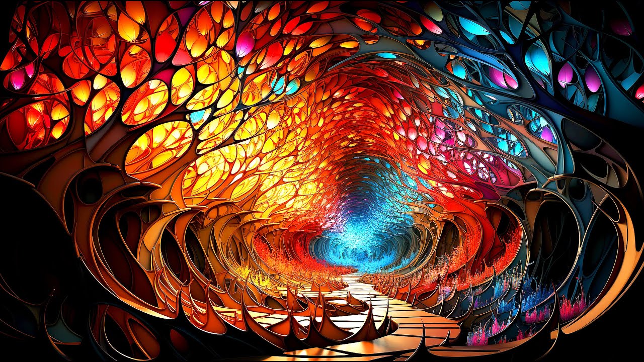 Trippy Fractals Dreamy World Psychedelic Experience LoFi Mix - YouTube