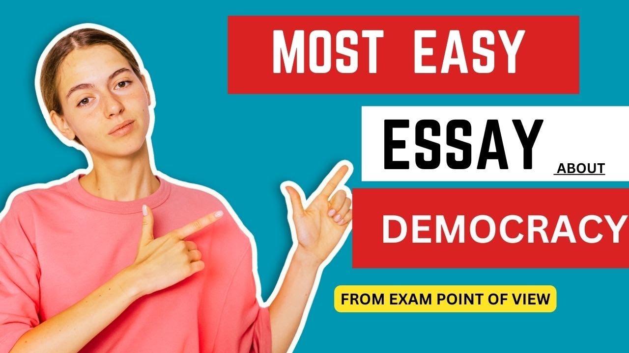 how to write essay on democracy