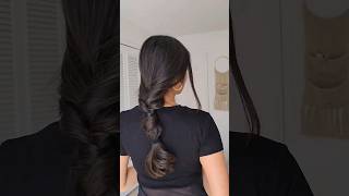 Easiest Fishtail BRAID Hack #fishtailbraid  #braidhairstyles Day 19/30 Details